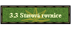 3.3 Stavov rovnice